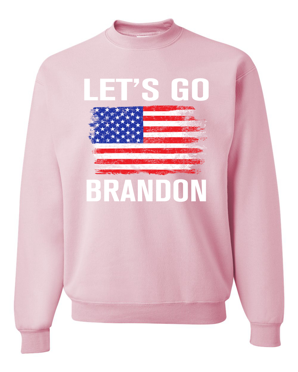 Lets Go Brandon Flag Political Unisex Crewneck Graphic Sweatshirt - Picture 10 of 20