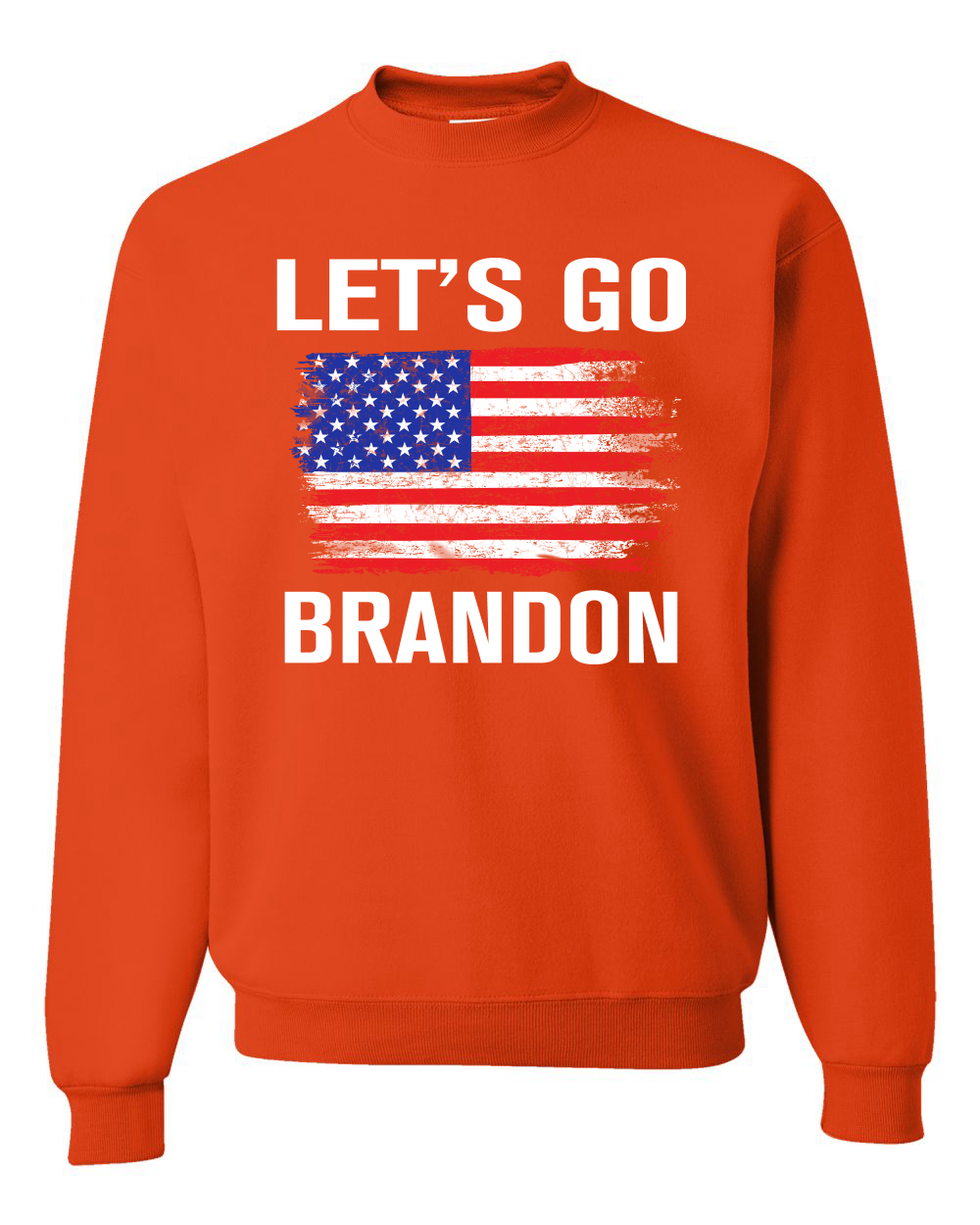Lets Go Brandon Flag Political Unisex Crewneck Graphic Sweatshirt - Picture 14 of 20