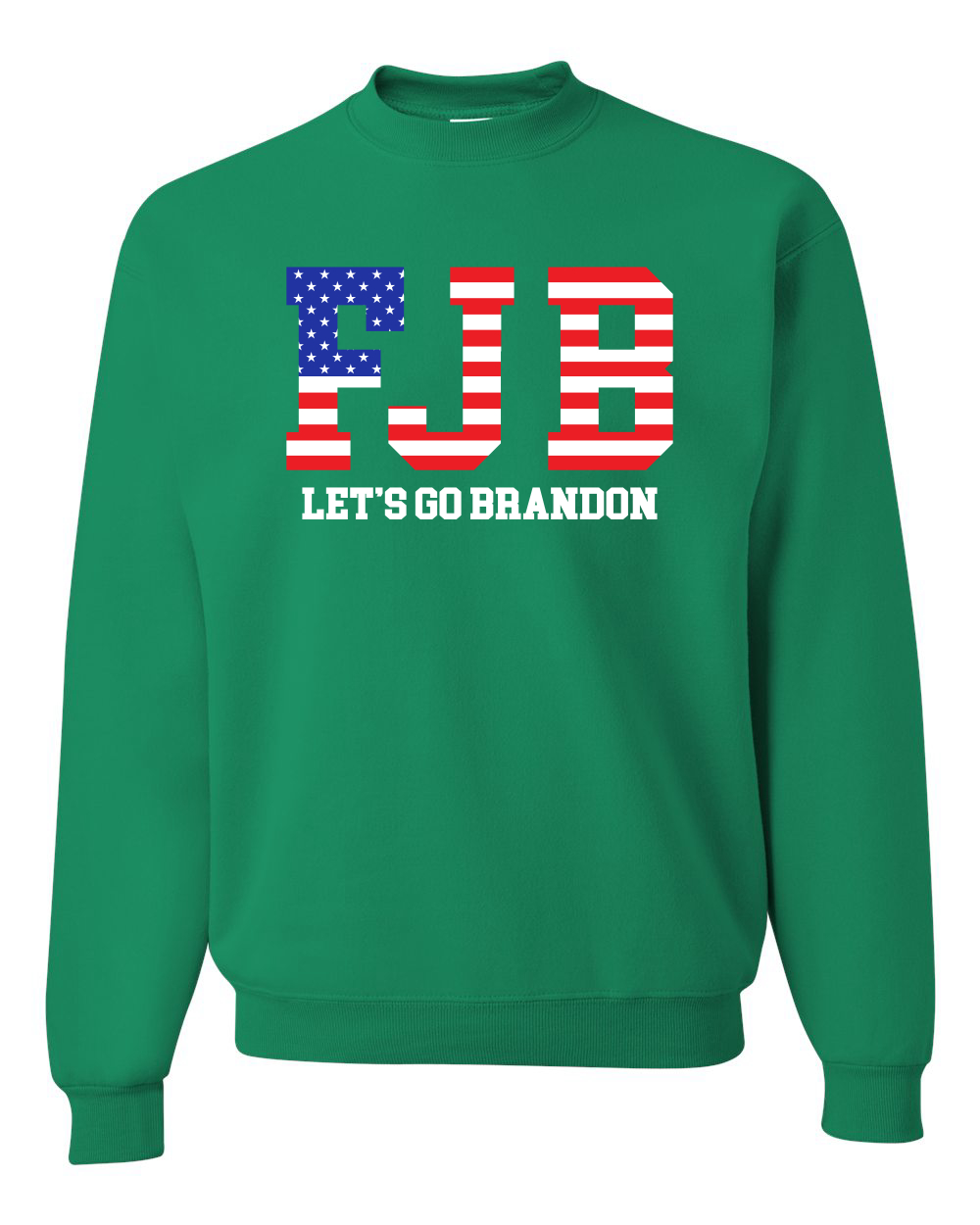FJB Lets Go Brandon Political Unisex Crewneck Graphic Sweatshirt - Picture 8 of 15