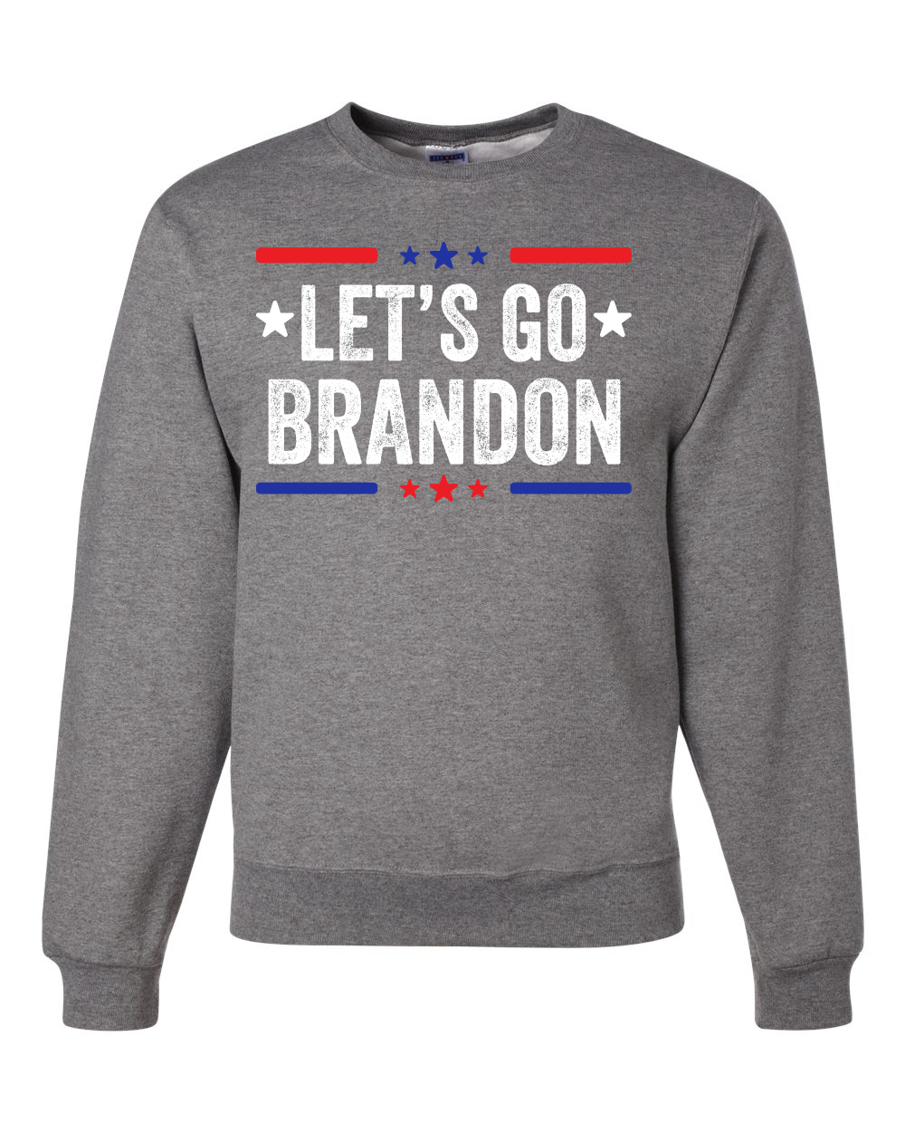 Lets Go Brandon Conservative Political Unisex Crewneck Graphic Sweatshirt - Picture 7 of 15