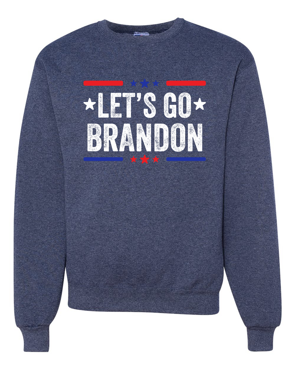 Lets Go Brandon Conservative Political Unisex Crewneck Graphic Sweatshirt - Picture 15 of 15