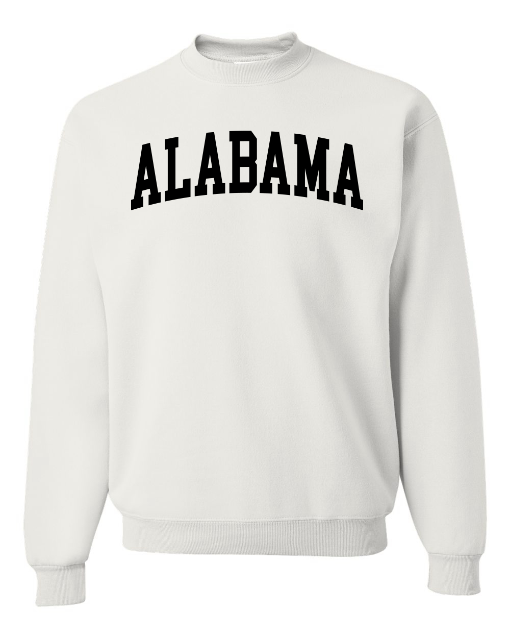 State of Alabama College Style Black Fashion Unisex Crewneck Sweatshirt ...