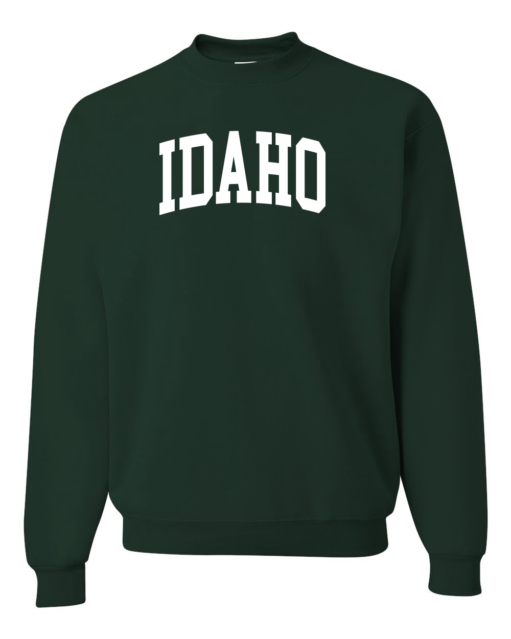 Sudadera Cuello Redondo Estilo Universitario Blanco Moda Unisex - Imagen 4 de 11