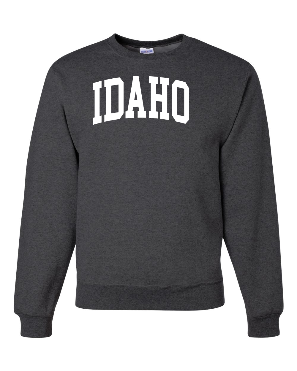 Sudadera Cuello Redondo Estilo Universitario Blanco Moda Unisex - Imagen 5 de 11