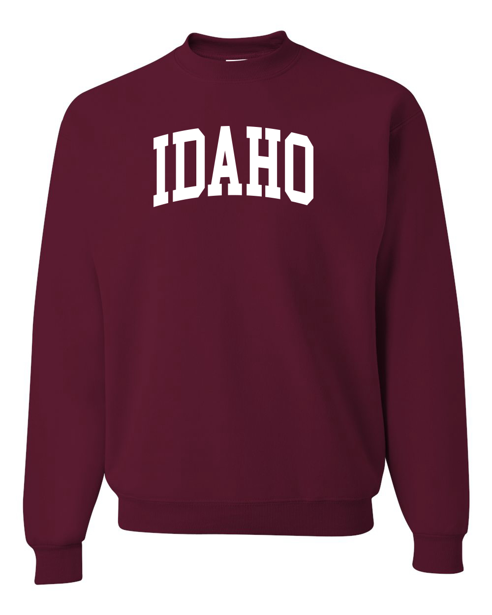 Sudadera Cuello Redondo Estilo Universitario Blanco Moda Unisex - Imagen 8 de 11