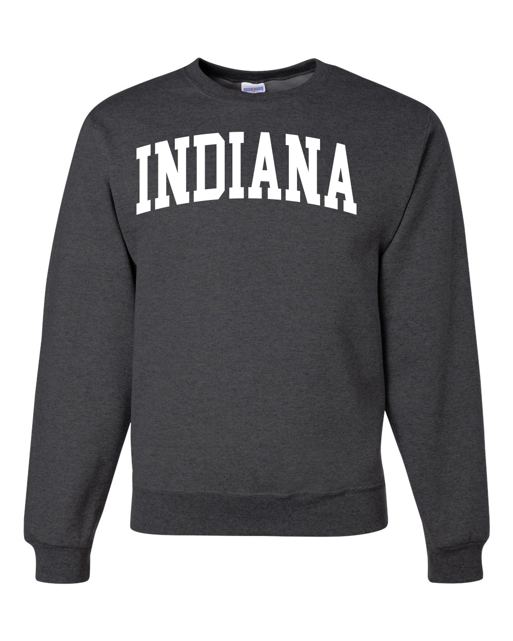 Sudadera Cuello Redondo Estilo Universitario Blanco Moda Unisex - Imagen 5 de 11