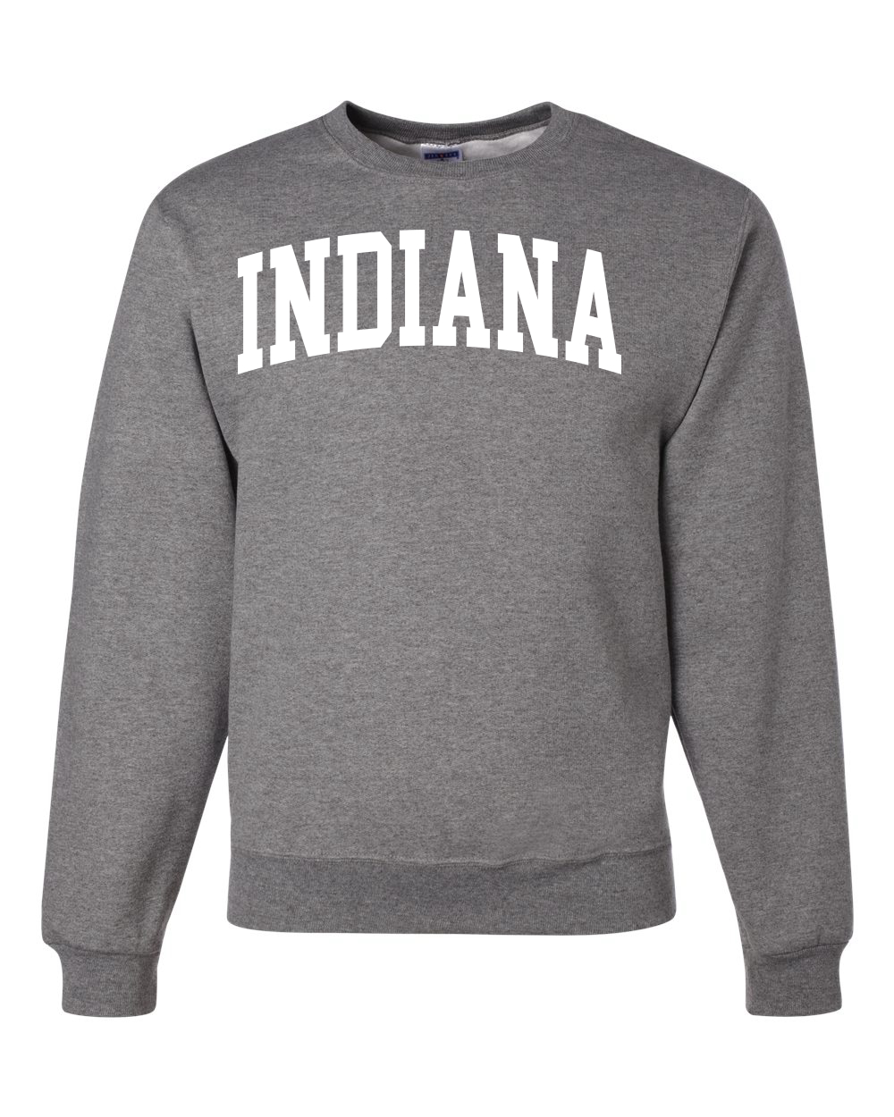 Sudadera Cuello Redondo Estilo Universitario Blanco Moda Unisex - Imagen 6 de 11