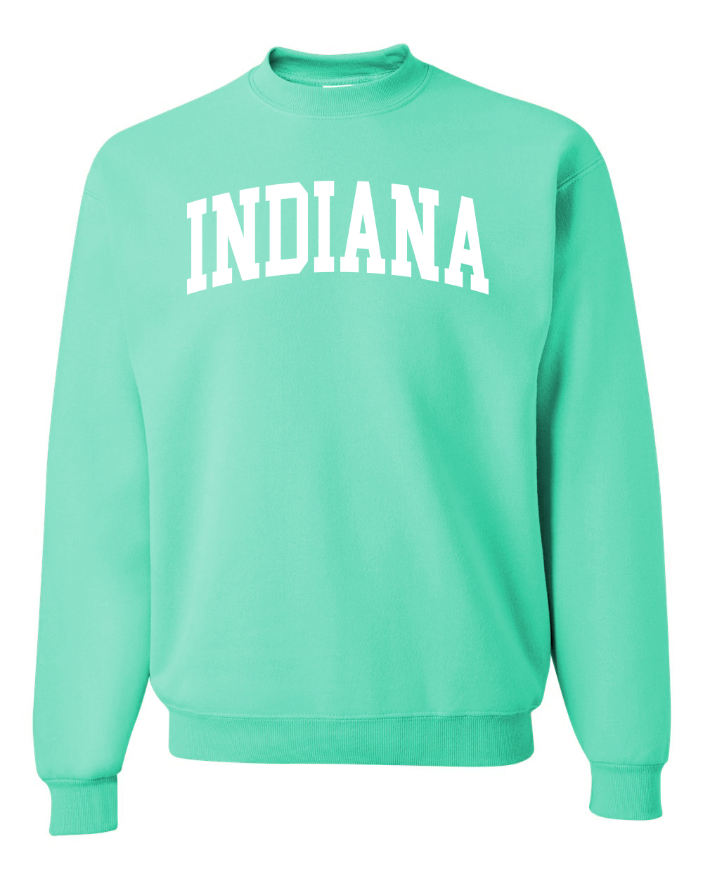 Sudadera Cuello Redondo Estilo Universitario Blanco Moda Unisex - Imagen 10 de 11