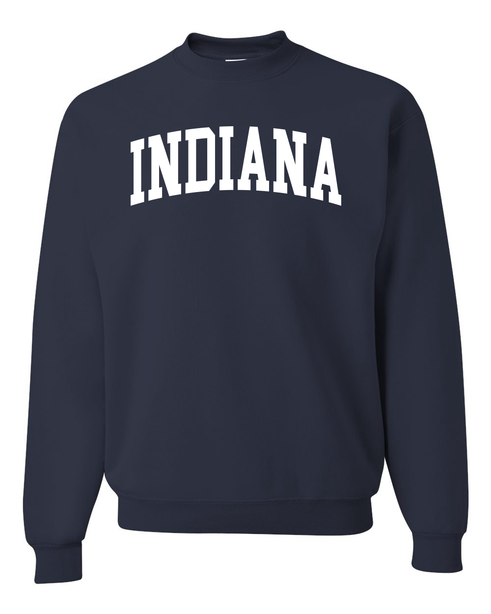 Sudadera Cuello Redondo Estilo Universitario Blanco Moda Unisex - Imagen 9 de 11