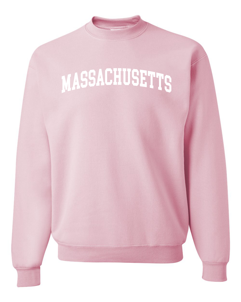Sudadera Cuello Redondo Estilo Universitario del Estado de Massachusetts Moda Blanca - Imagen 7 de 11