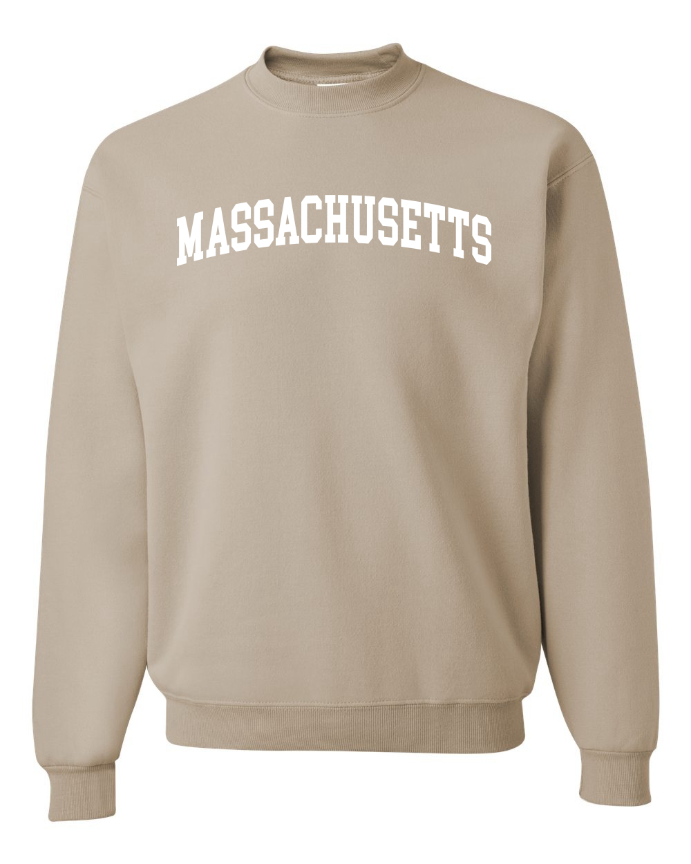 Sudadera Cuello Redondo Estilo Universitario del Estado de Massachusetts Moda Blanca - Imagen 11 de 11