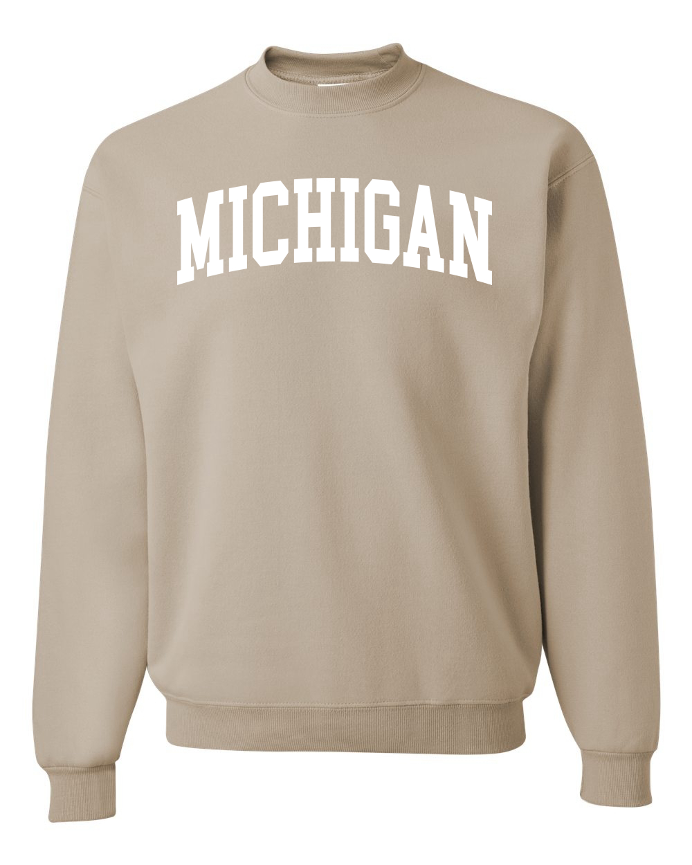 Sudadera Cuello Redondo Estilo Universitario Blanco Moda Unisex - Imagen 11 de 11