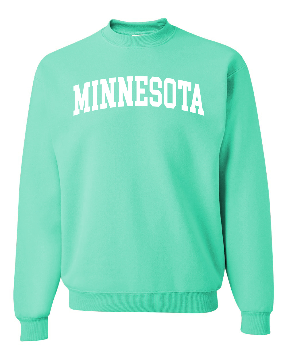 State of Minnesota College Style White Fashion Unisex Crewneck Sweatshirt - Picture 10 of 11