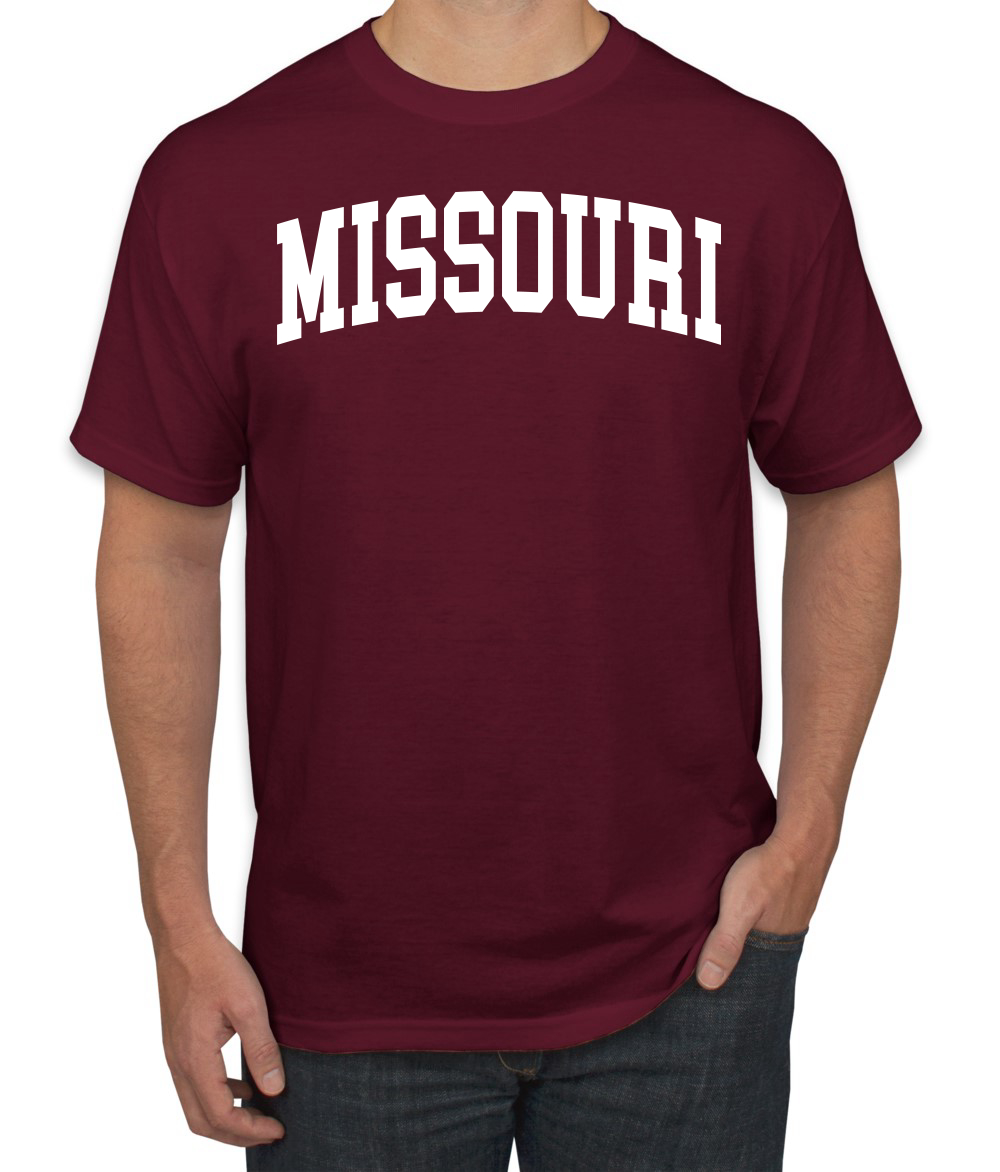 State of Missouri College Style White Fashion Men T-Shirt | eBay