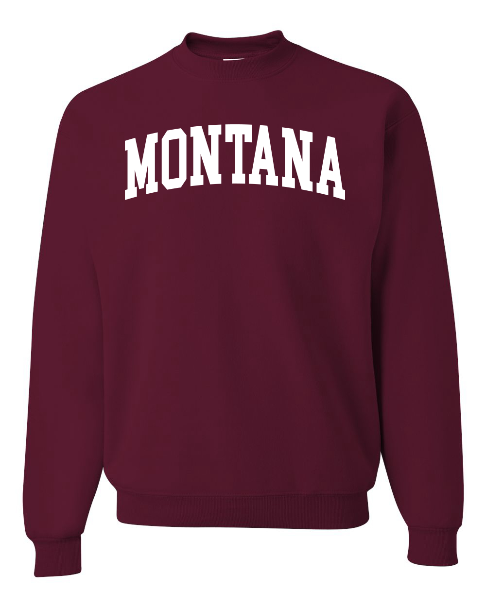 Sudadera Cuello Redondo State of Montana College Estilo Blanco Moda Unisex - Imagen 8 de 11