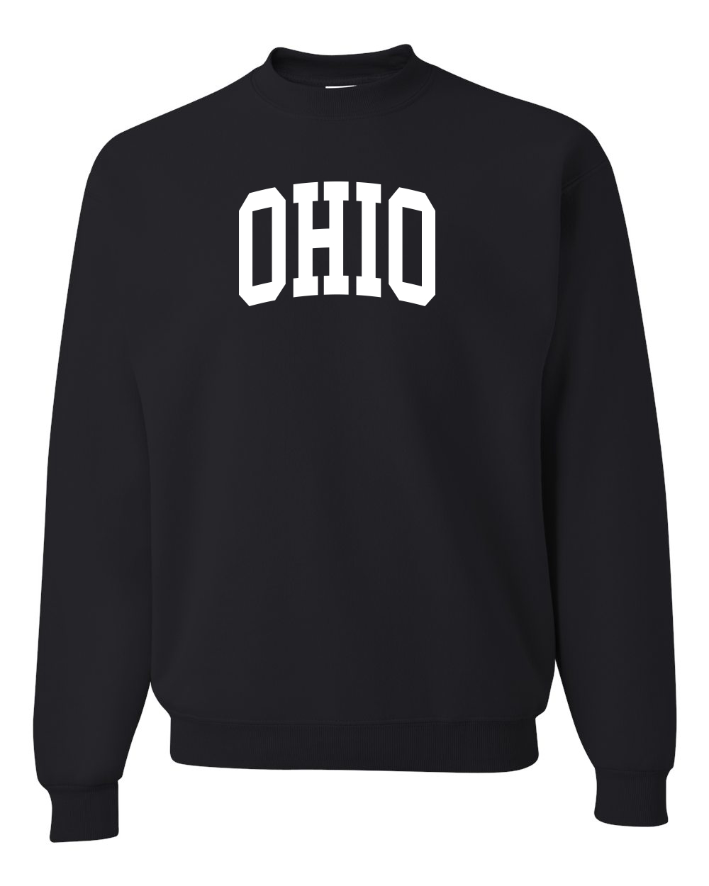 Sudadera Cuello Redondo Estilo Universitario Blanco Moda Unisex - Imagen 3 de 11
