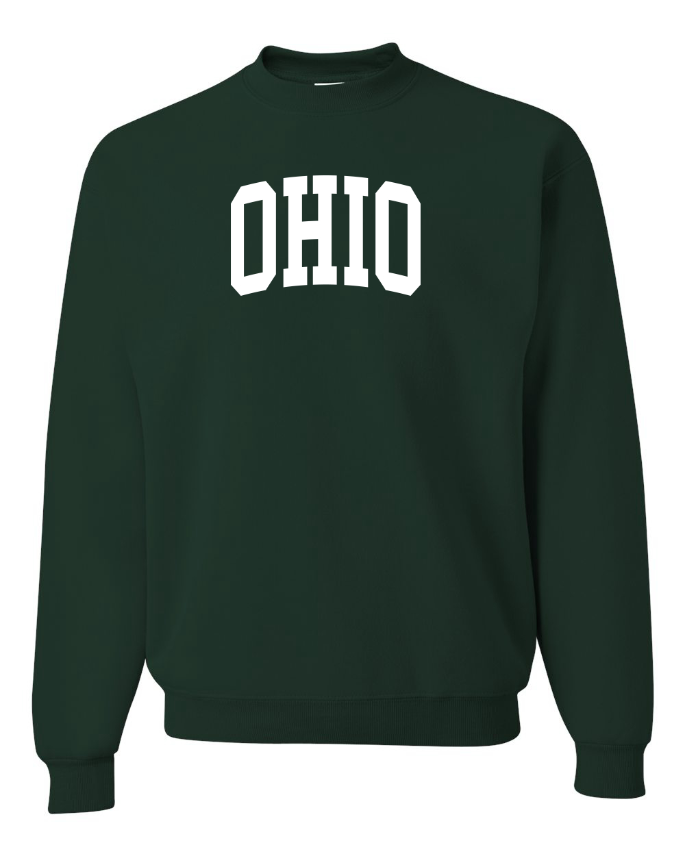 Sudadera Cuello Redondo Estilo Universitario Blanco Moda Unisex - Imagen 4 de 11