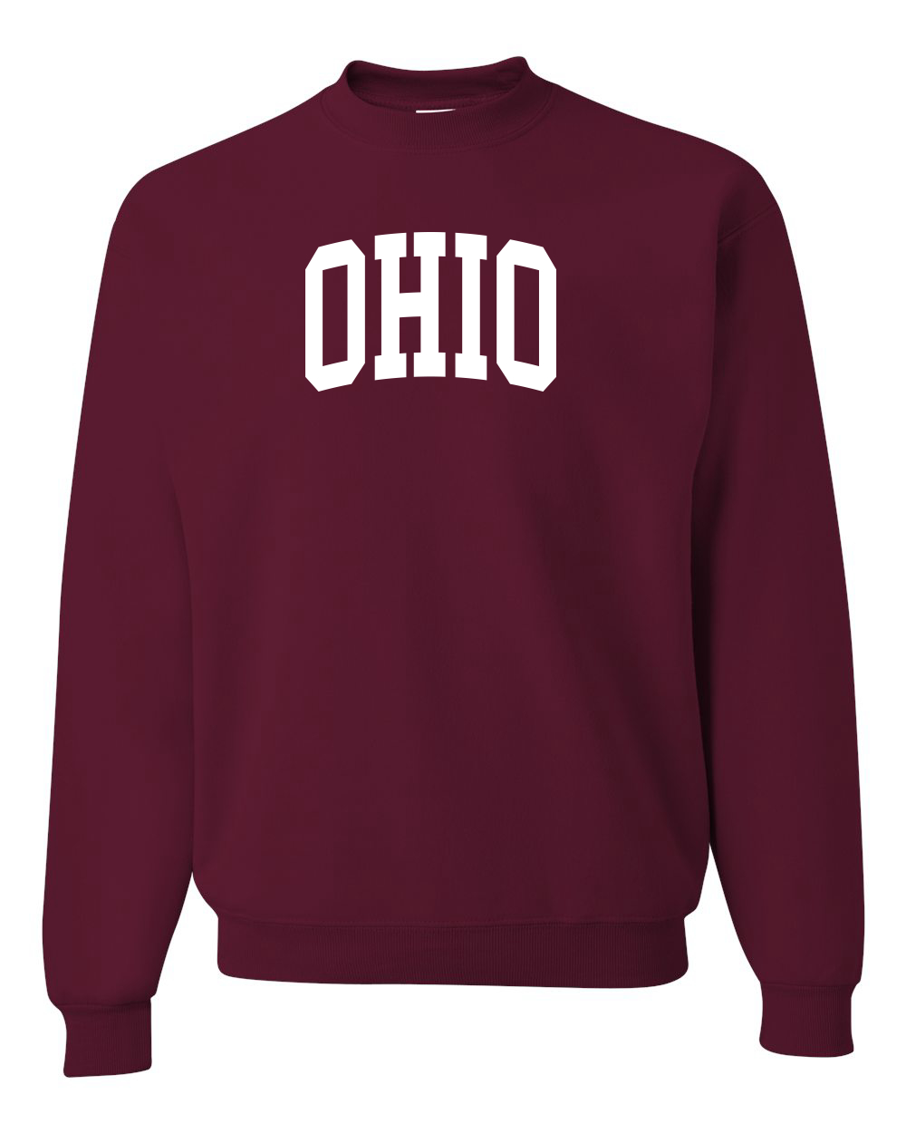 Sudadera Cuello Redondo Estilo Universitario Blanco Moda Unisex - Imagen 8 de 11