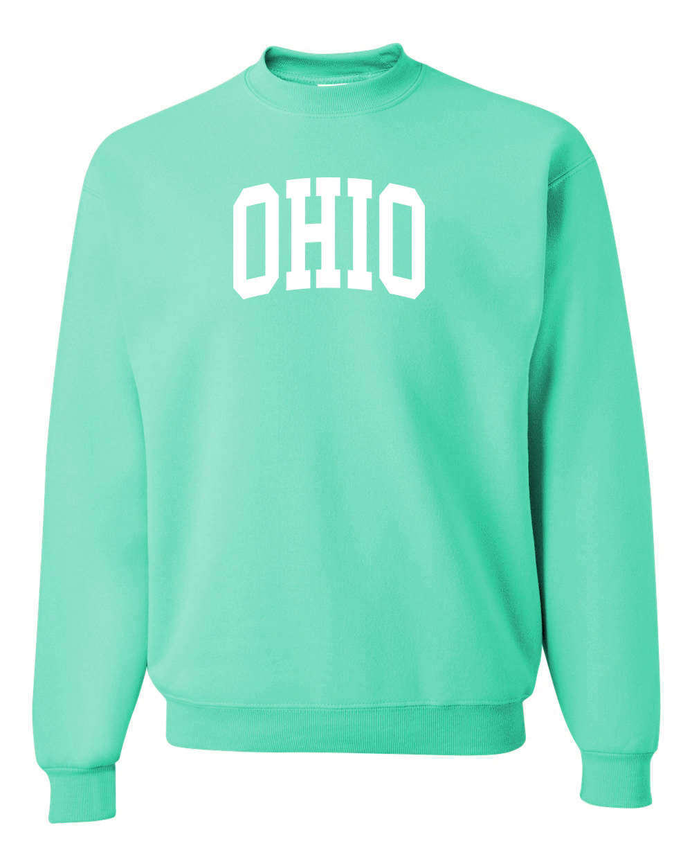 Sudadera Cuello Redondo Estilo Universitario Blanco Moda Unisex - Imagen 10 de 11