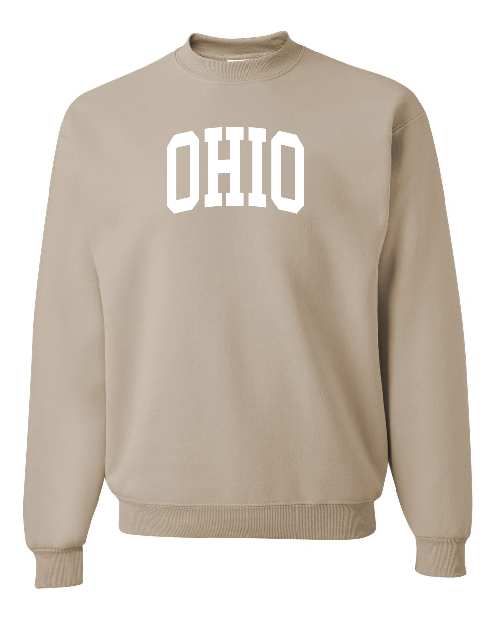 Sudadera Cuello Redondo Estilo Universitario Blanco Moda Unisex - Imagen 11 de 11