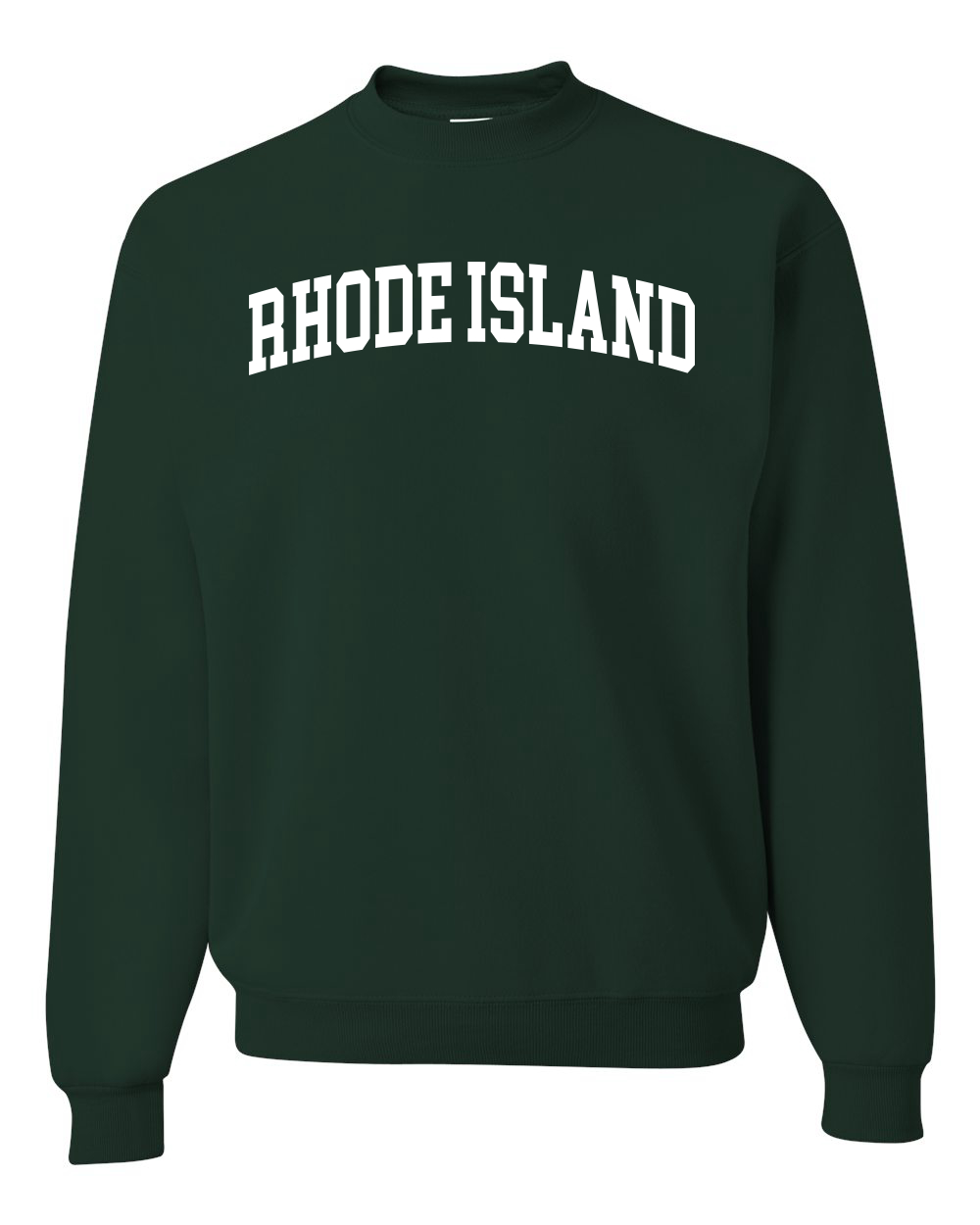 State of Rhode Island College Style White Fashion Unisex Crewneck Sweatshirt - Picture 4 of 11
