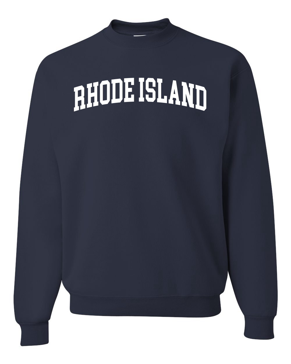 State of Rhode Island College Style White Fashion Unisex Crewneck Sweatshirt - Picture 9 of 11
