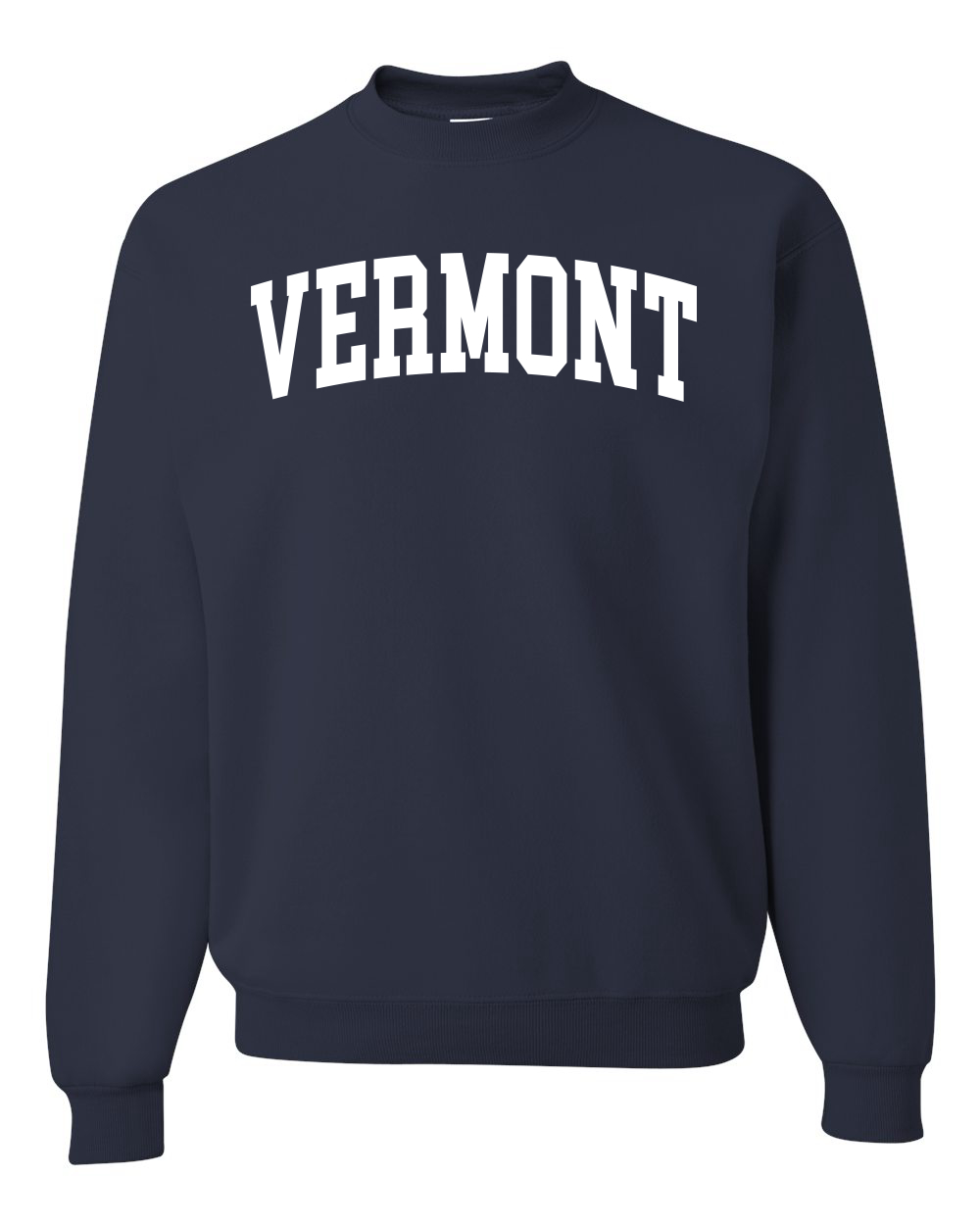 State of Vermont College Style White Fashion Unisex Crewneck Sweatshirt - Picture 9 of 11