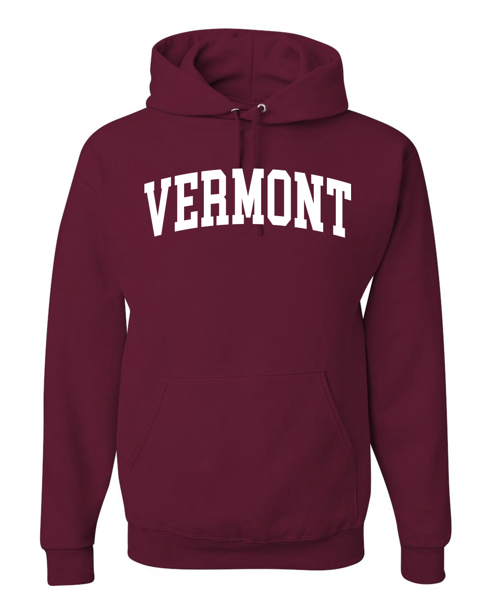 State of Vermont College Style White Fashion Unisex Hoodie Sweatshirt - Picture 8 of 11