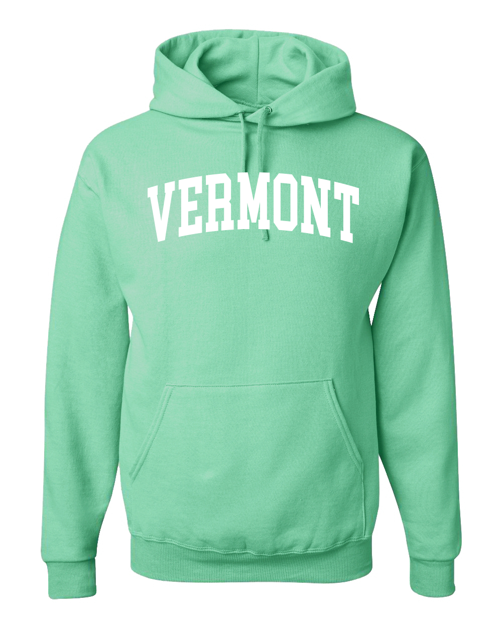 State of Vermont College Style White Fashion Unisex Hoodie Sweatshirt - Picture 10 of 11