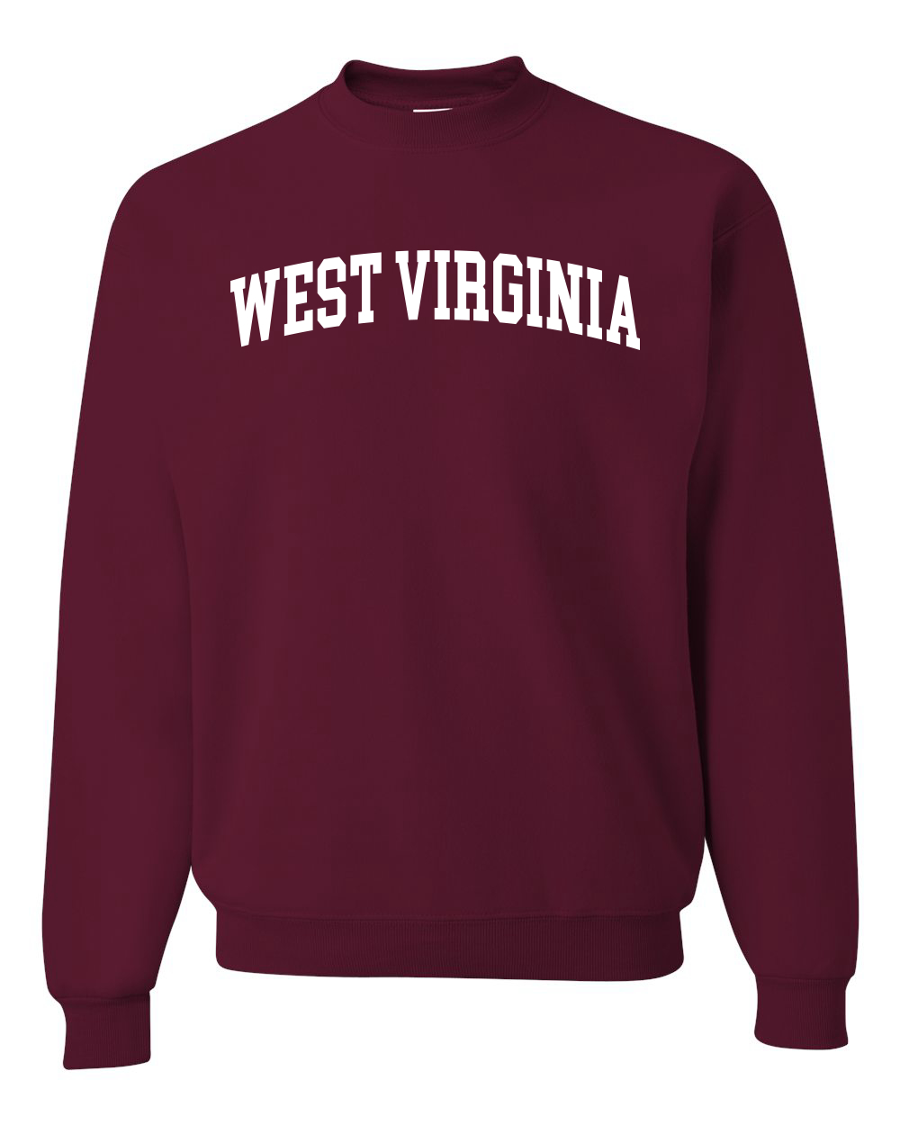Sudadera Cuello Redondo State of West Virginia College Estilo Blanco Moda Unisex - Imagen 8 de 11