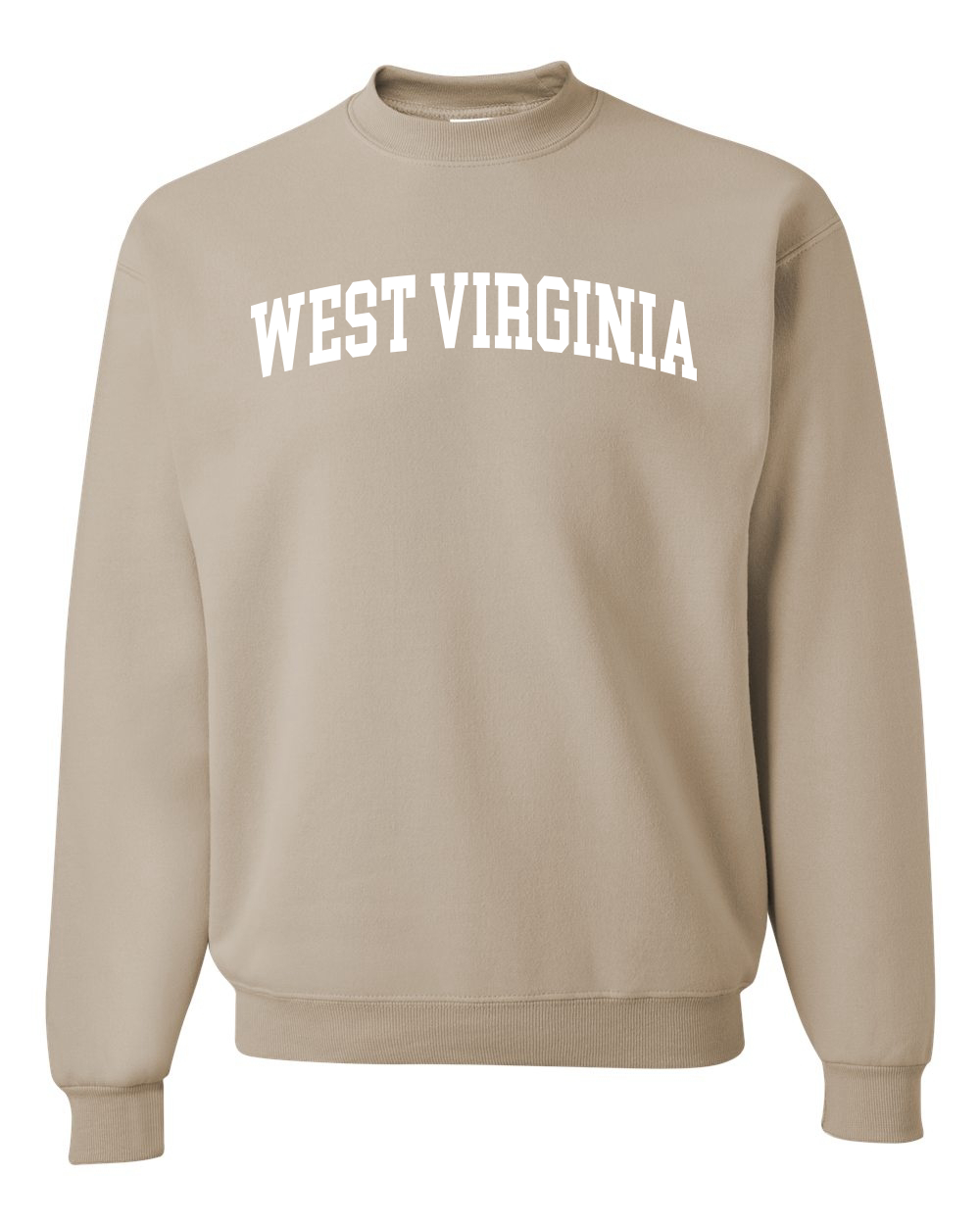 Sudadera Cuello Redondo State of West Virginia College Estilo Blanco Moda Unisex - Imagen 11 de 11