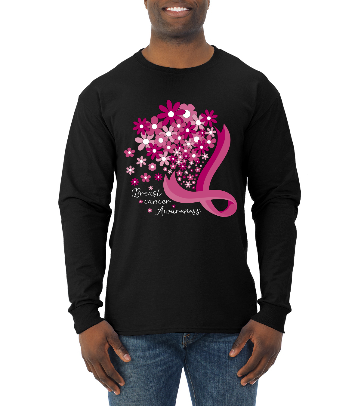 Camisa de manga larga para hombre Awareness Flowers Awareness - Imagen 3 de 8