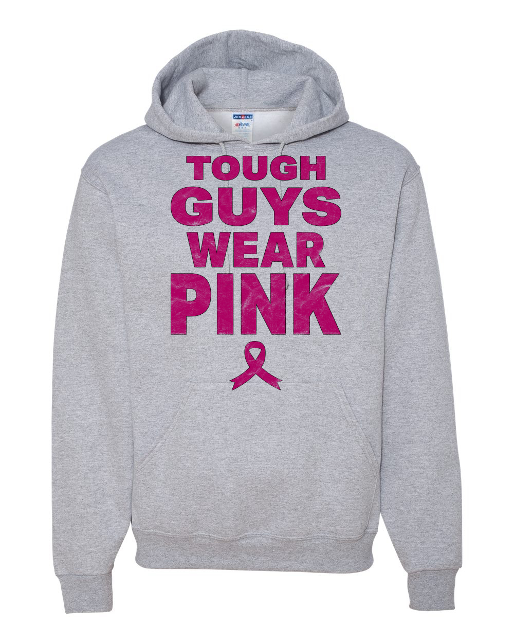 Sudadera con capucha unisex rosa angustiado - Imagen 7 de 10