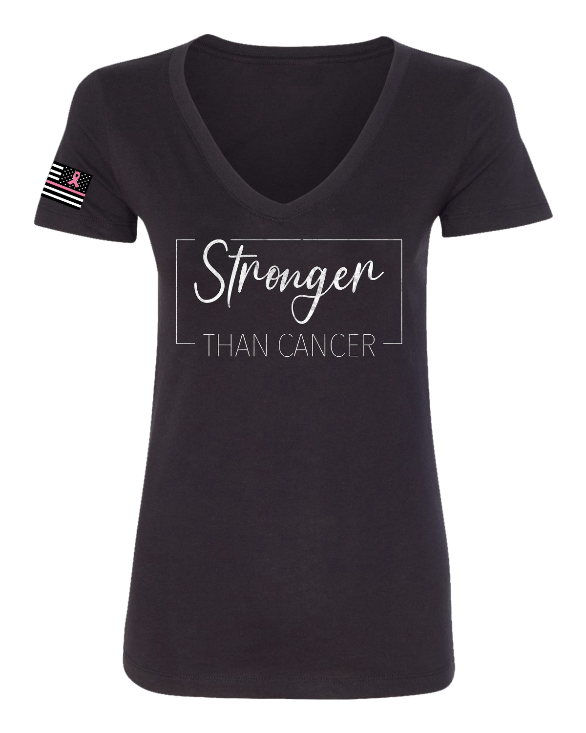 Camiseta de ajuste junior más fuerte que el cáncer para mujeres en dificultades - Imagen 3 de 6