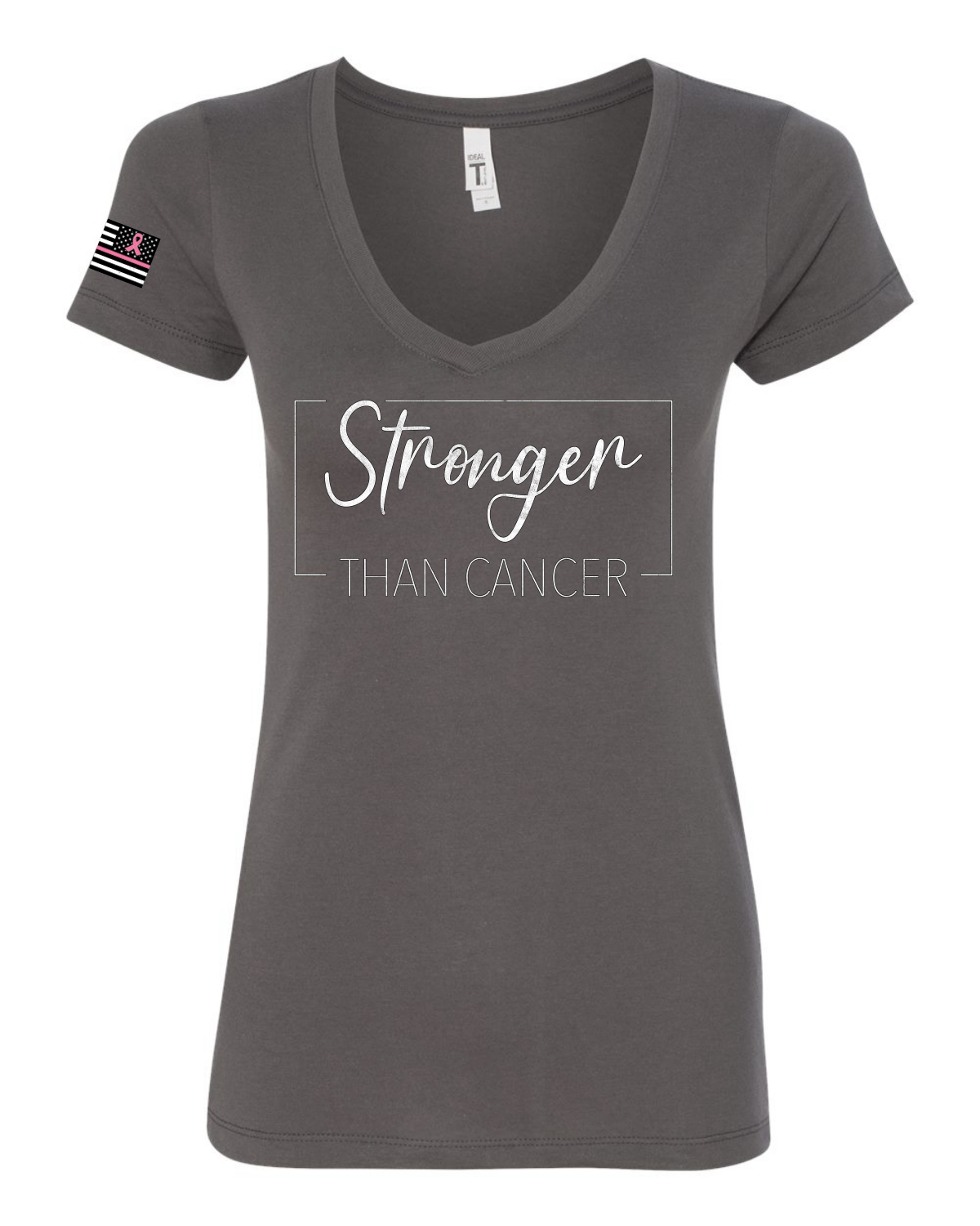 Camiseta de ajuste junior más fuerte que el cáncer para mujeres en dificultades - Imagen 6 de 6