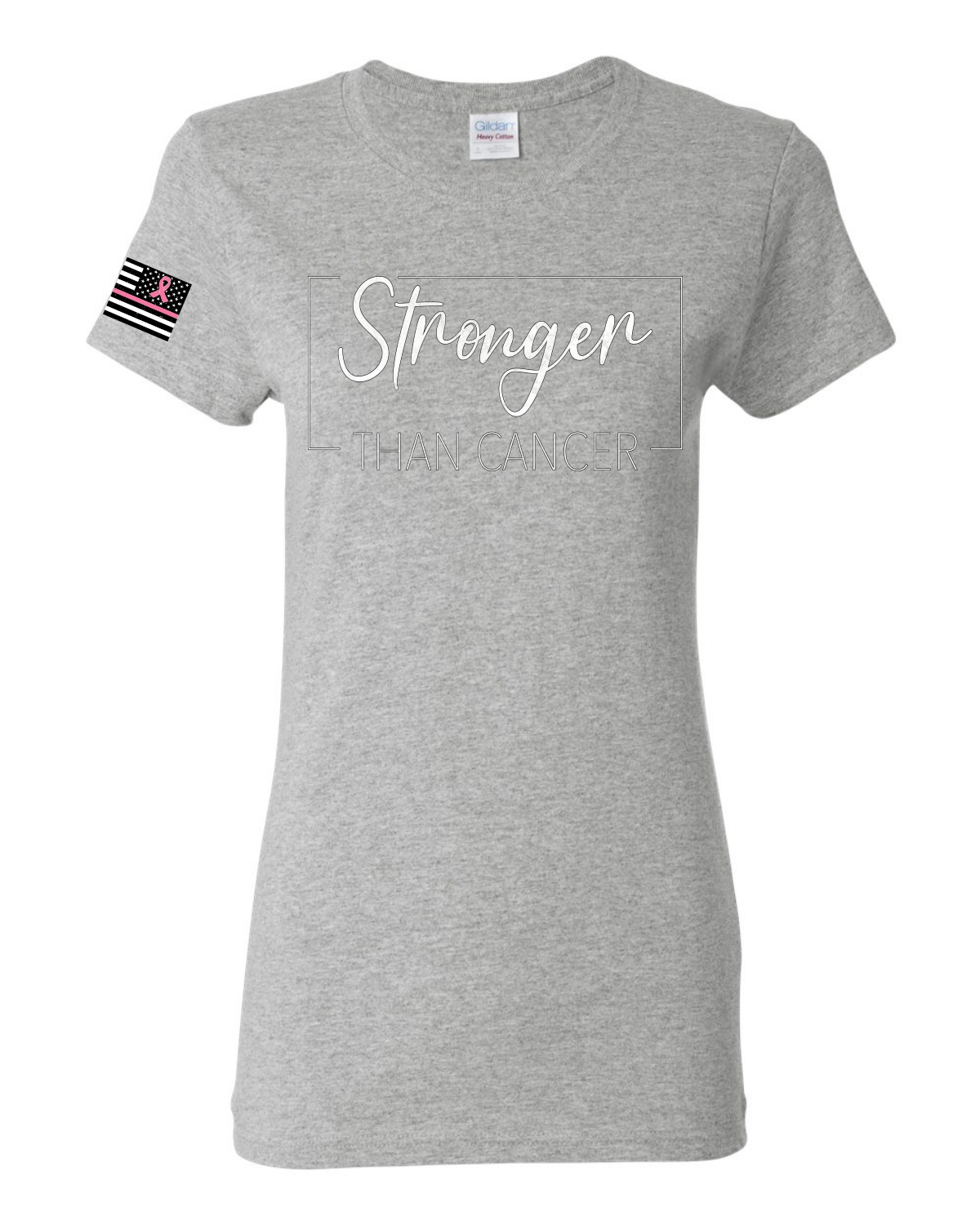 Camiseta gráfica más fuerte que el cáncer para mujeres en dificultades - Imagen 6 de 7