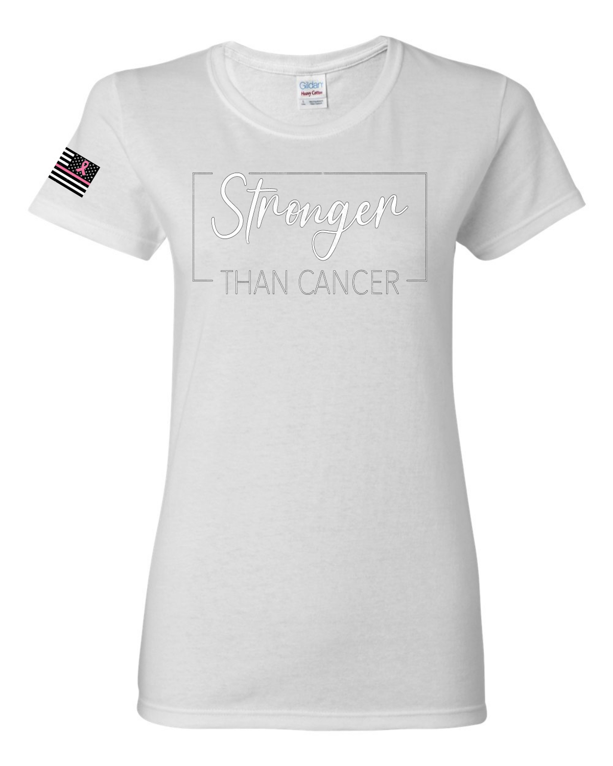 Camiseta gráfica más fuerte que el cáncer para mujeres en dificultades - Imagen 7 de 7