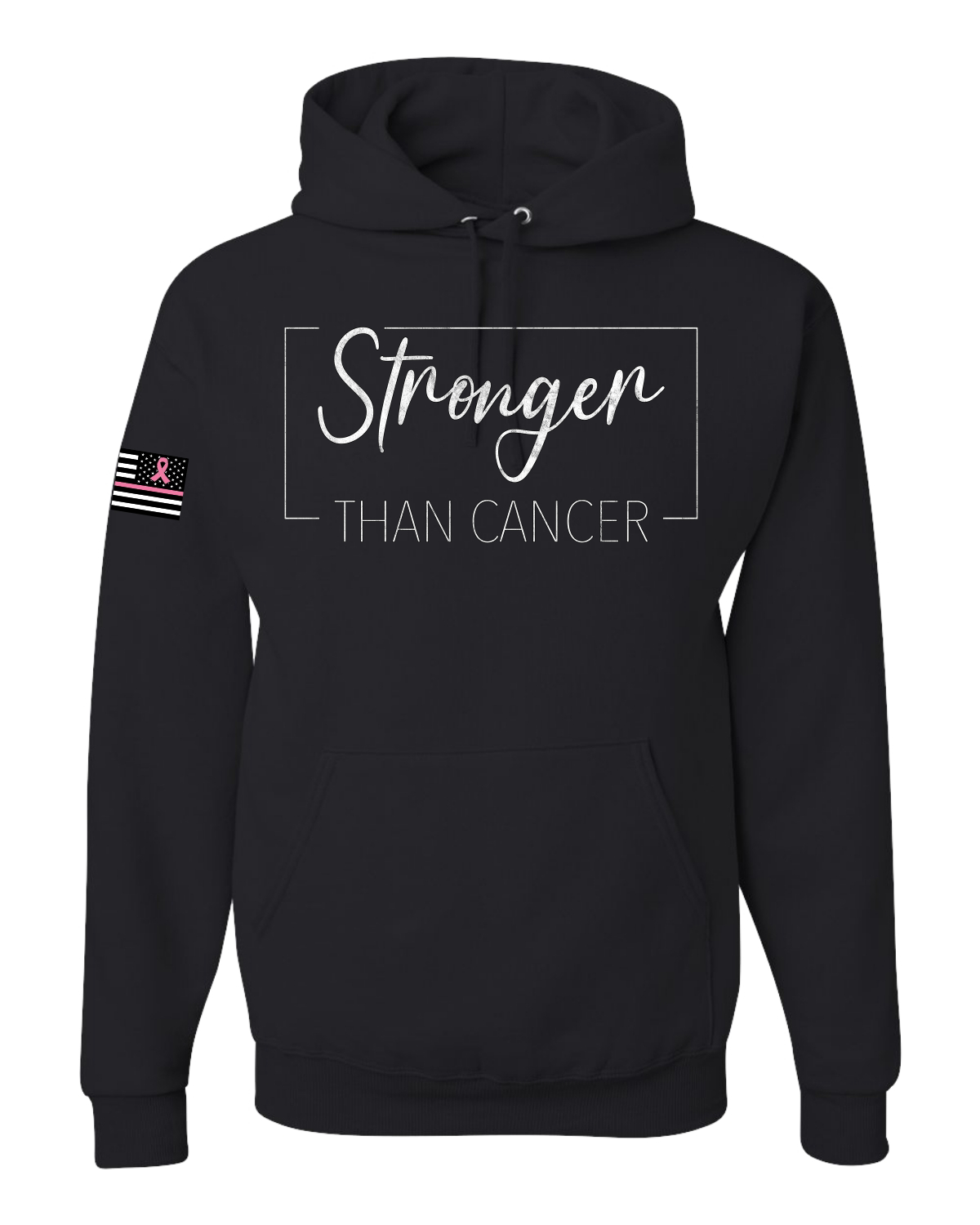 Sudadera con capucha unisex gráfica más fuerte que el cáncer en dificultades - Imagen 3 de 8