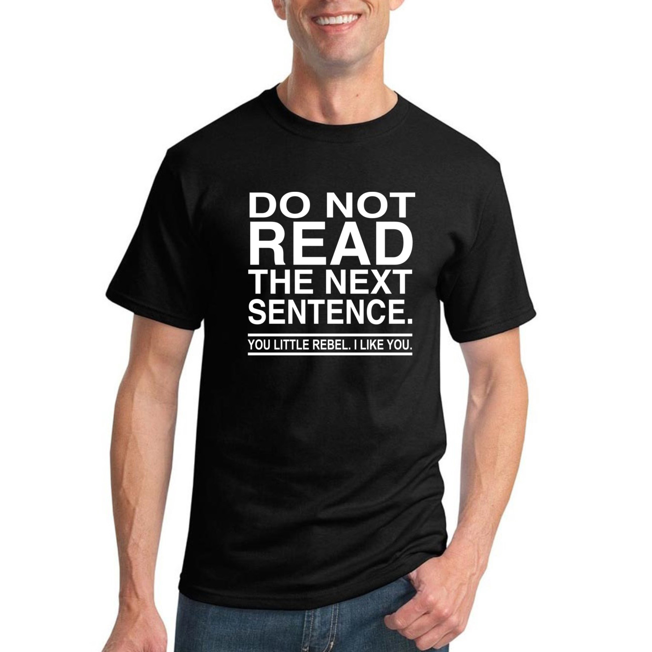 Do Not Read Funny Sarcasm Men Funny Tshirt Graphic Novelty Humor Tee | eBay