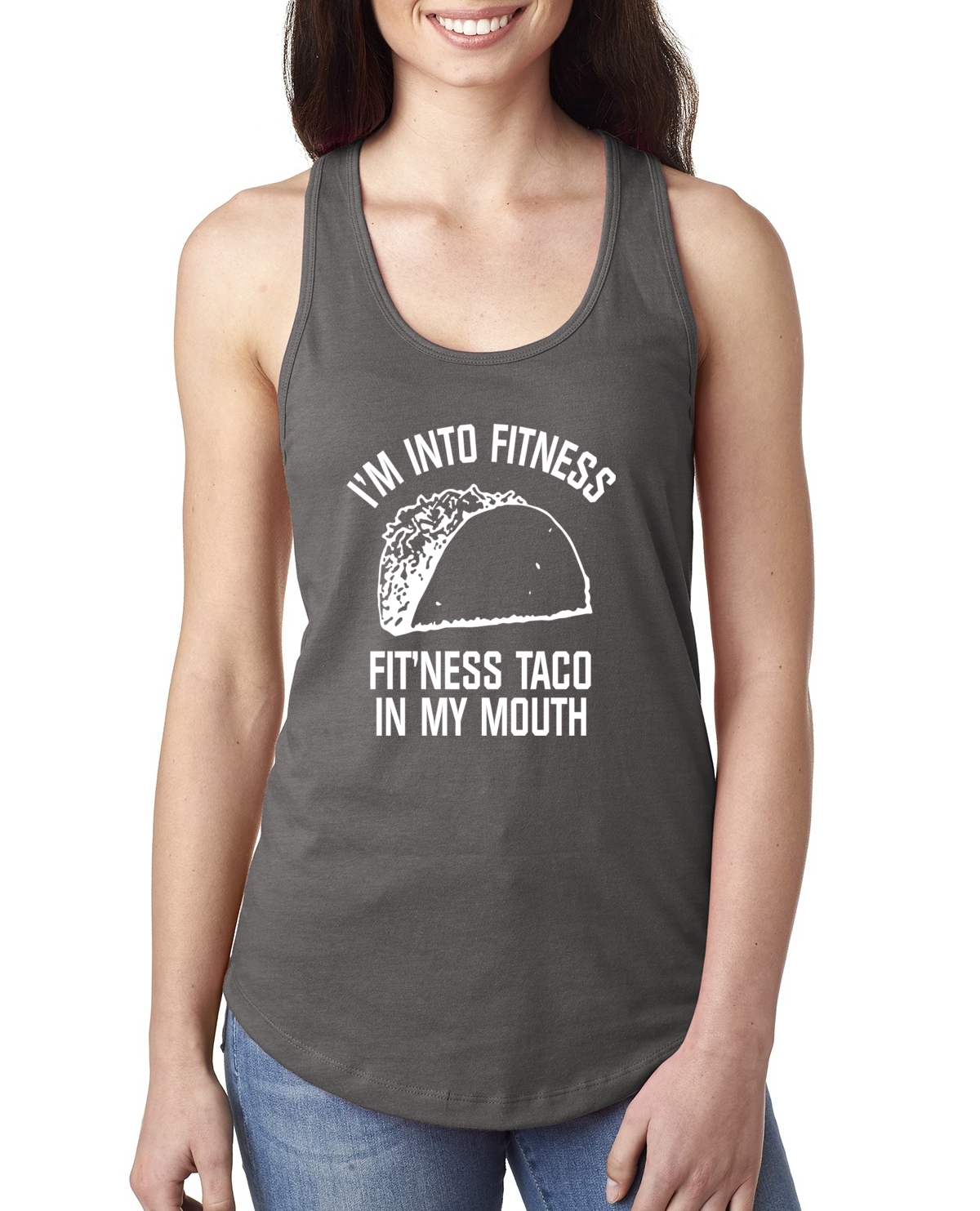 Camiseta sin mangas Taco Lovers Entrenamiento Humor Mujeres Jersey Racerback Divertida Novedad Tanque - Imagen 11 de 15