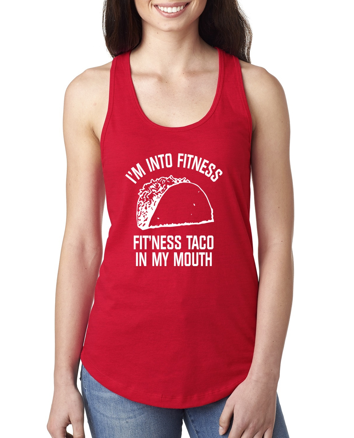 Camiseta sin mangas Taco Lovers Entrenamiento Humor Mujeres Jersey Racerback Divertida Novedad Tanque - Imagen 7 de 15