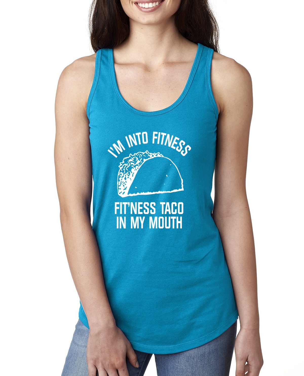Camiseta sin mangas Taco Lovers Entrenamiento Humor Mujeres Jersey Racerback Divertida Novedad Tanque - Imagen 10 de 15