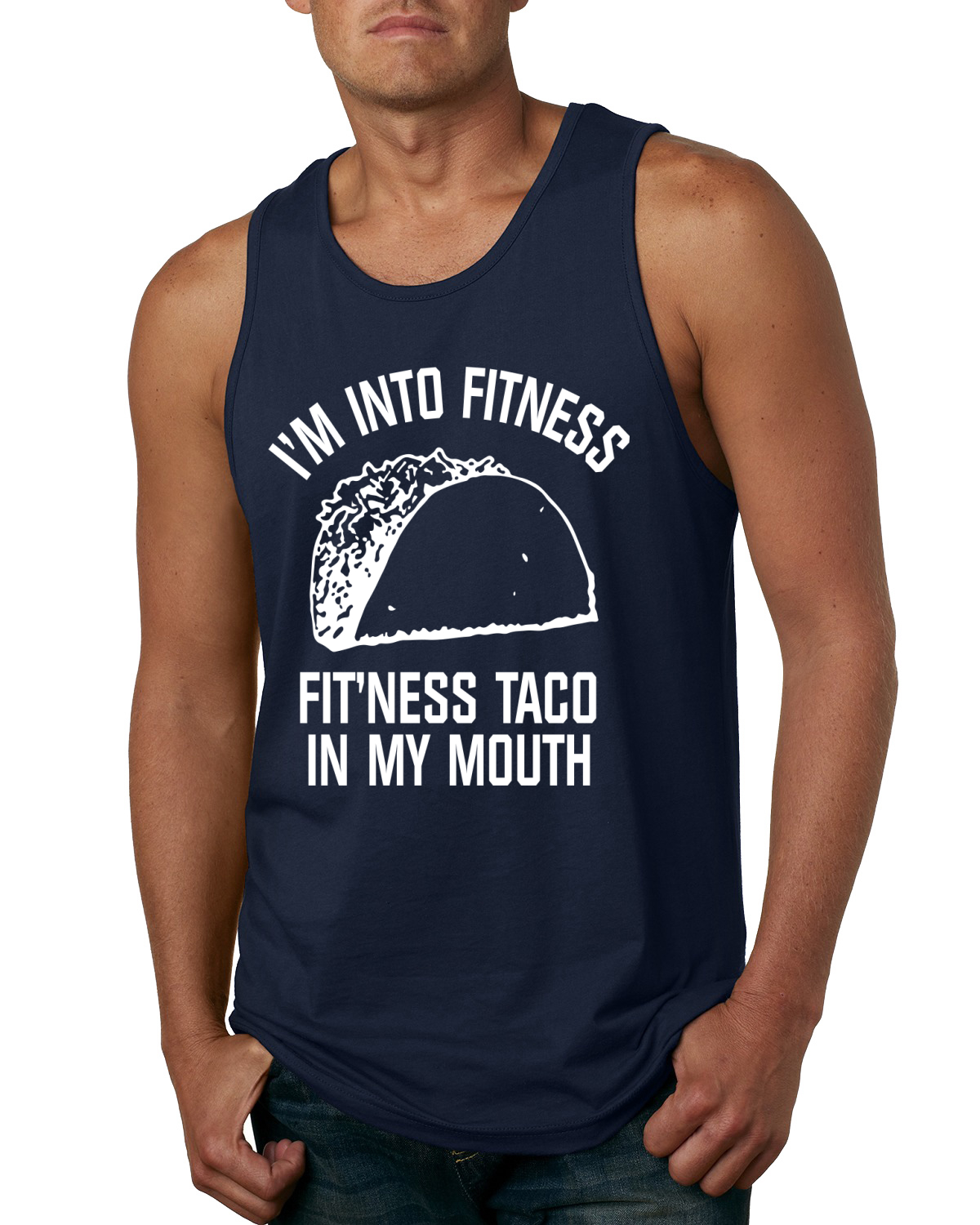 Camiseta sin mangas divertida para amantes de tacos entrenamiento novedad entrenamiento humor para hombres - Imagen 5 de 7