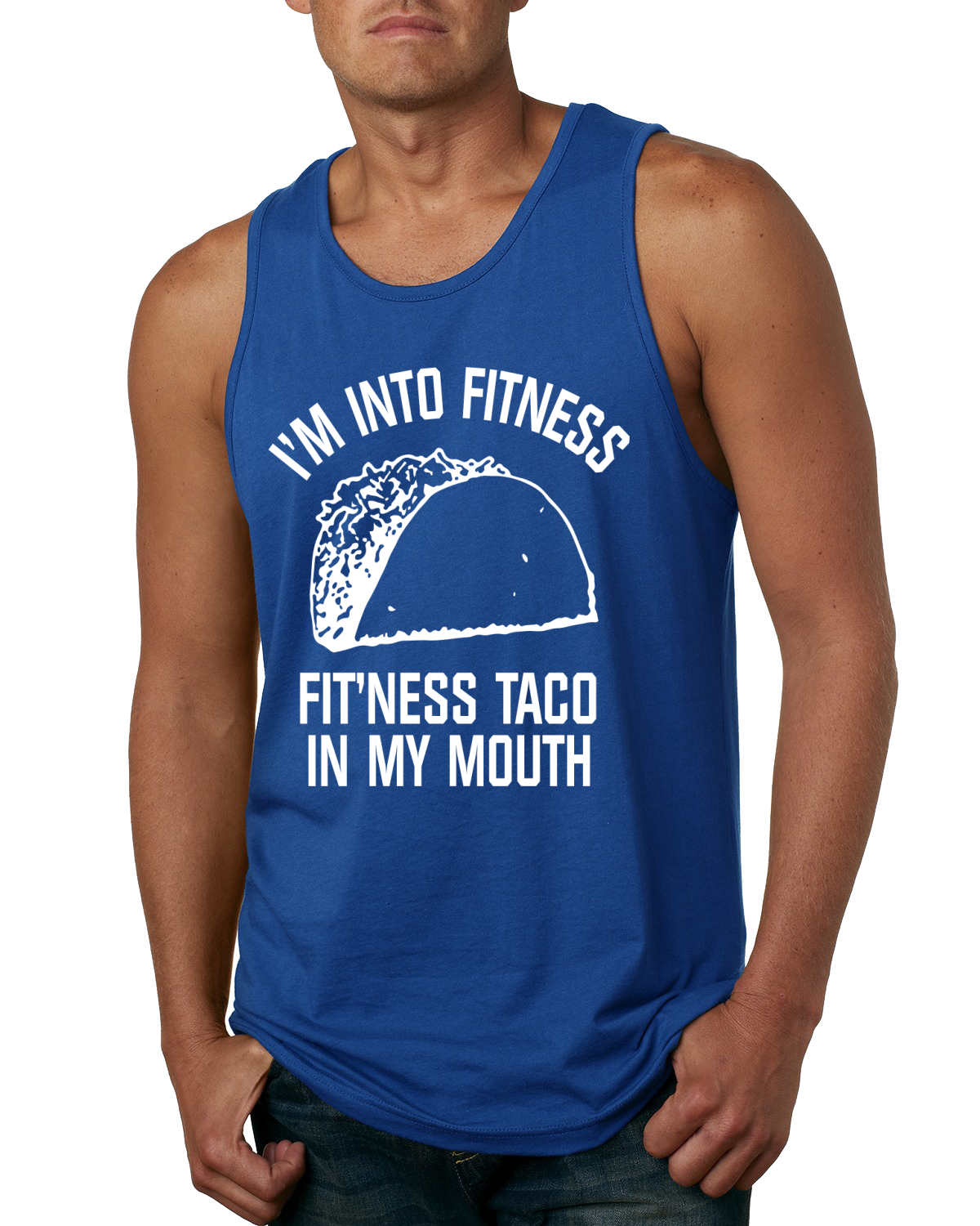 Camiseta sin mangas divertida para amantes de tacos entrenamiento novedad entrenamiento humor para hombres - Imagen 7 de 7