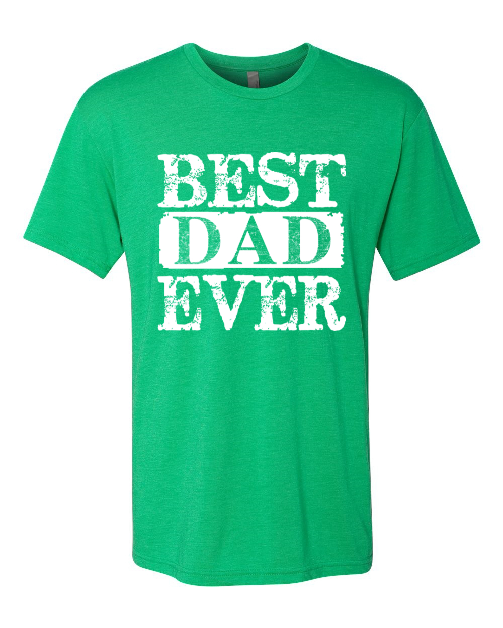 Maglietta Best Dad Ever Fathers Day da uomo premium tri misto - Foto 3 di 9