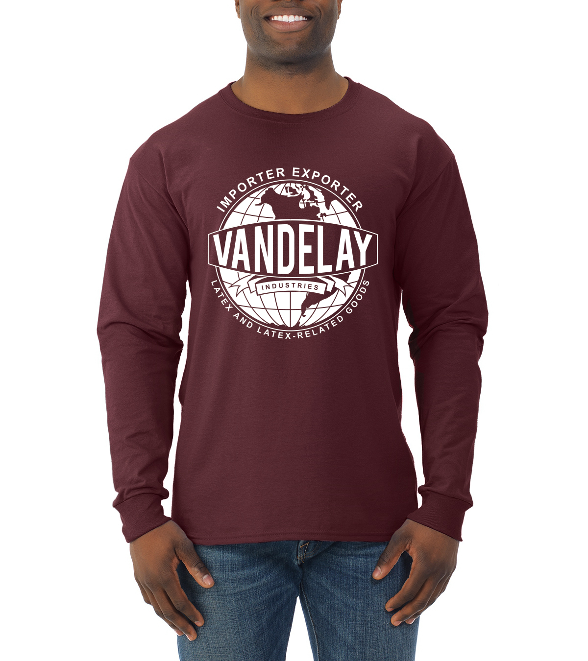 Camiseta Divertida Vandelay Industries Seinfeld Fan Humor Hombres Mangas Largas - Imagen 6 de 6