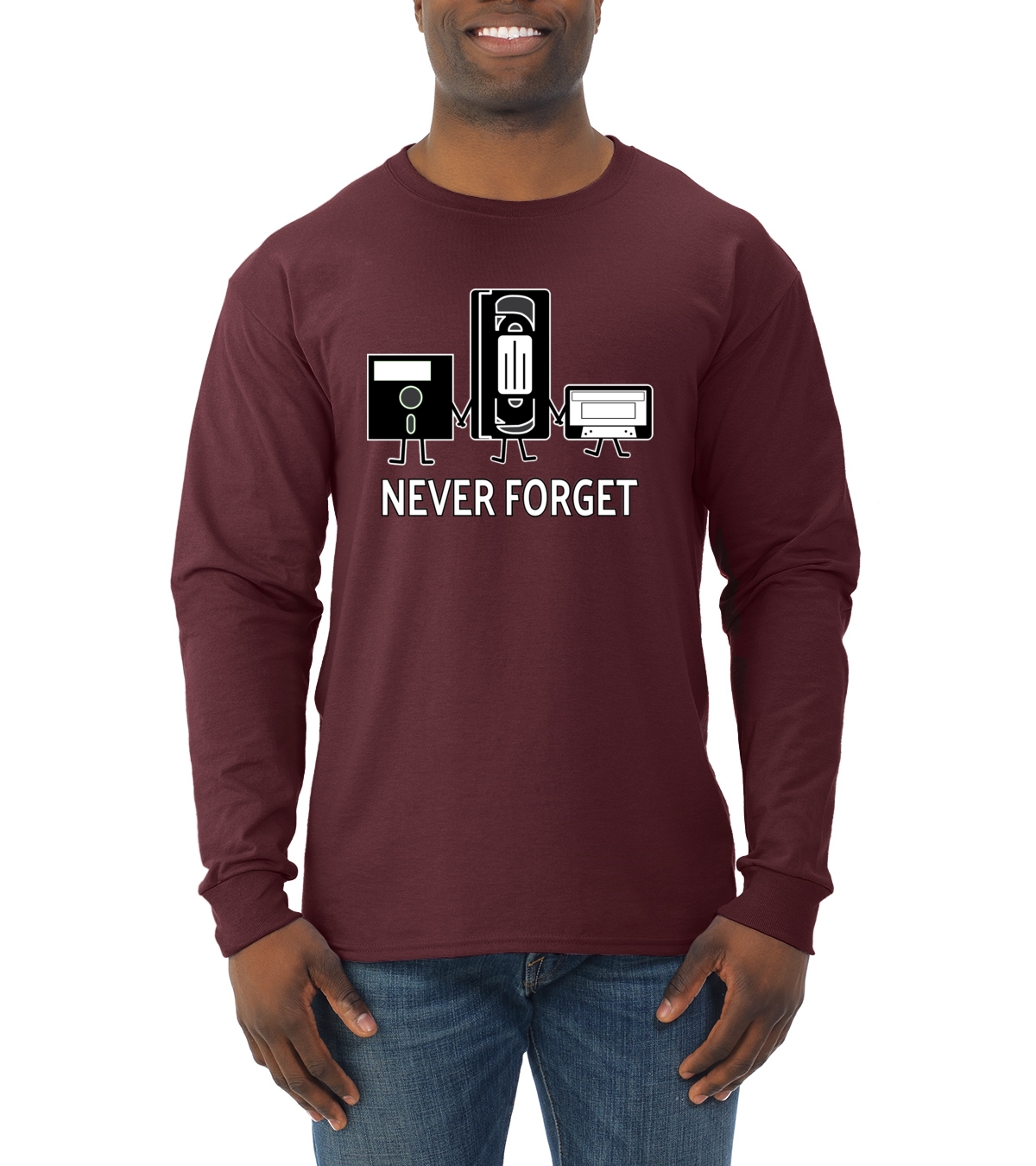 never forget vhs t shirt