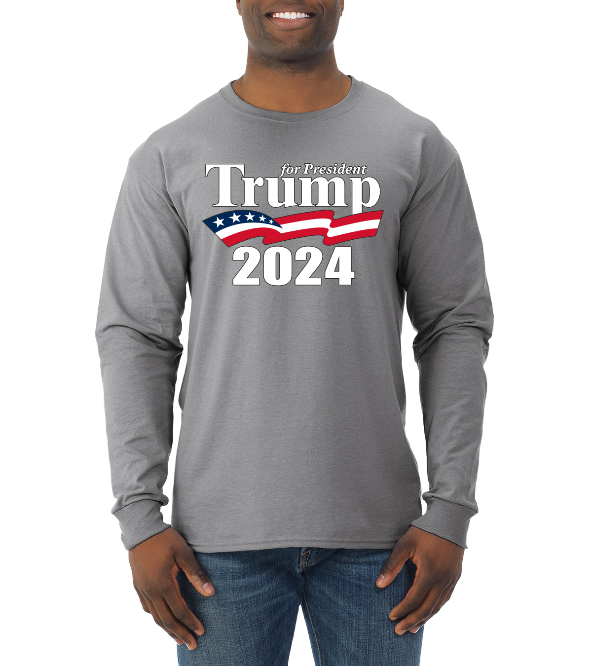 Trump for President 2020 Mens Election Politics Long Sleeve T-Shirt ...