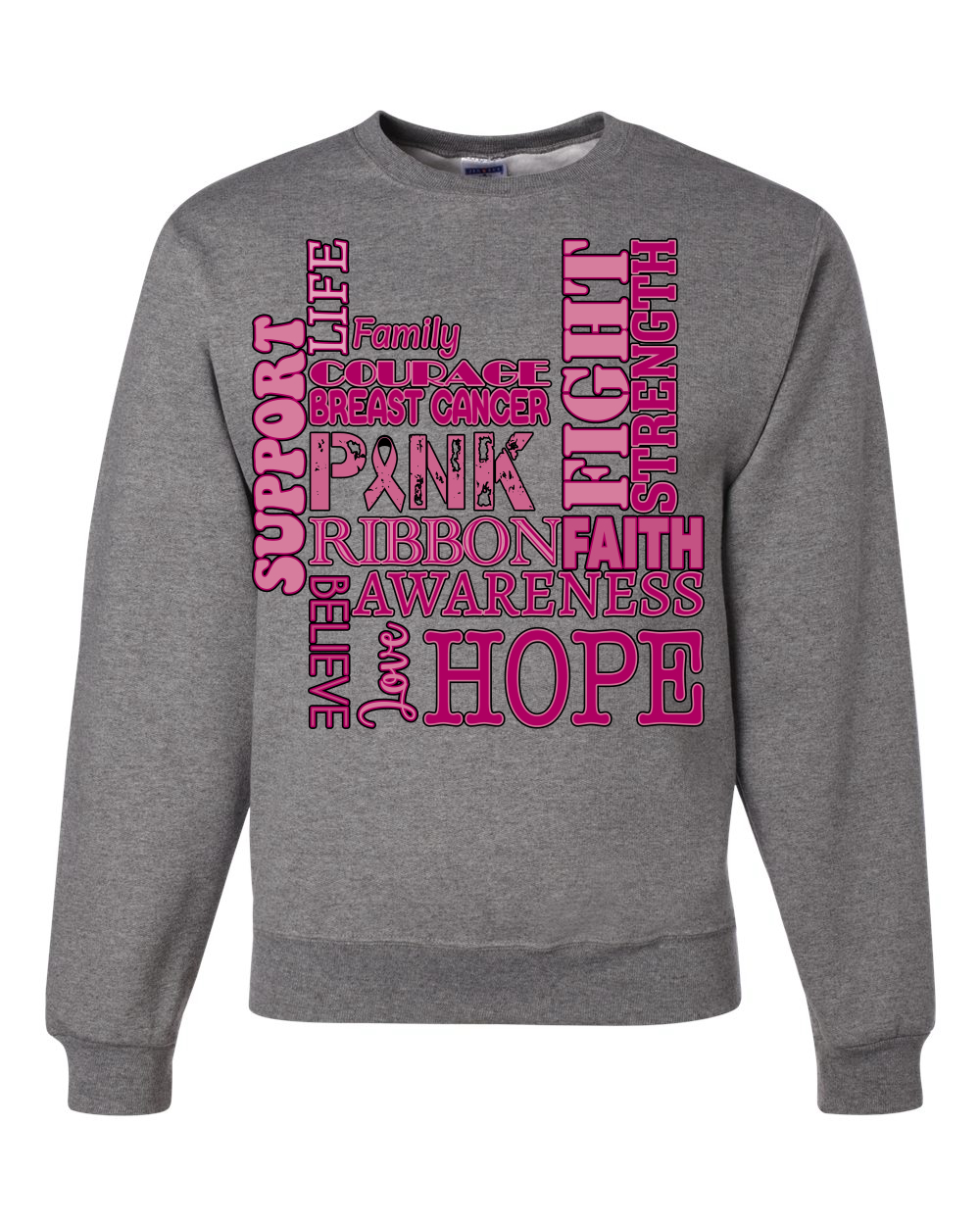 Sudadera de cuello redondo unisex Words of Encourament - Imagen 7 de 10