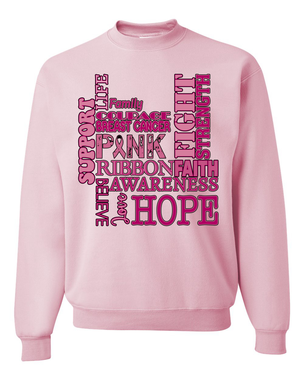 Sudadera de cuello redondo unisex Words of Encourament - Imagen 8 de 10